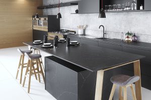 Silestone-Kitchen-Europea-Eternal-Charcoal-Soapstone